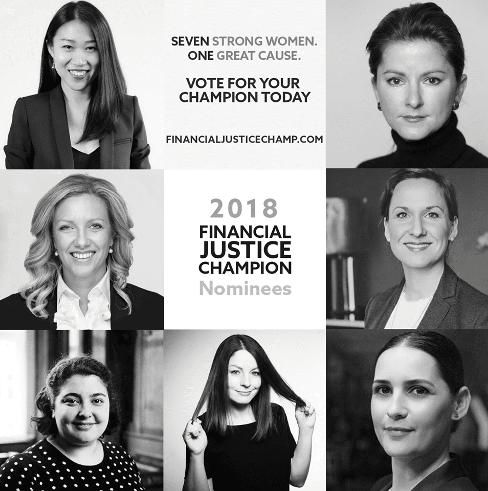 Say Thanks to Inspiring Female Leaders: Vote for our Financial Justice Champion